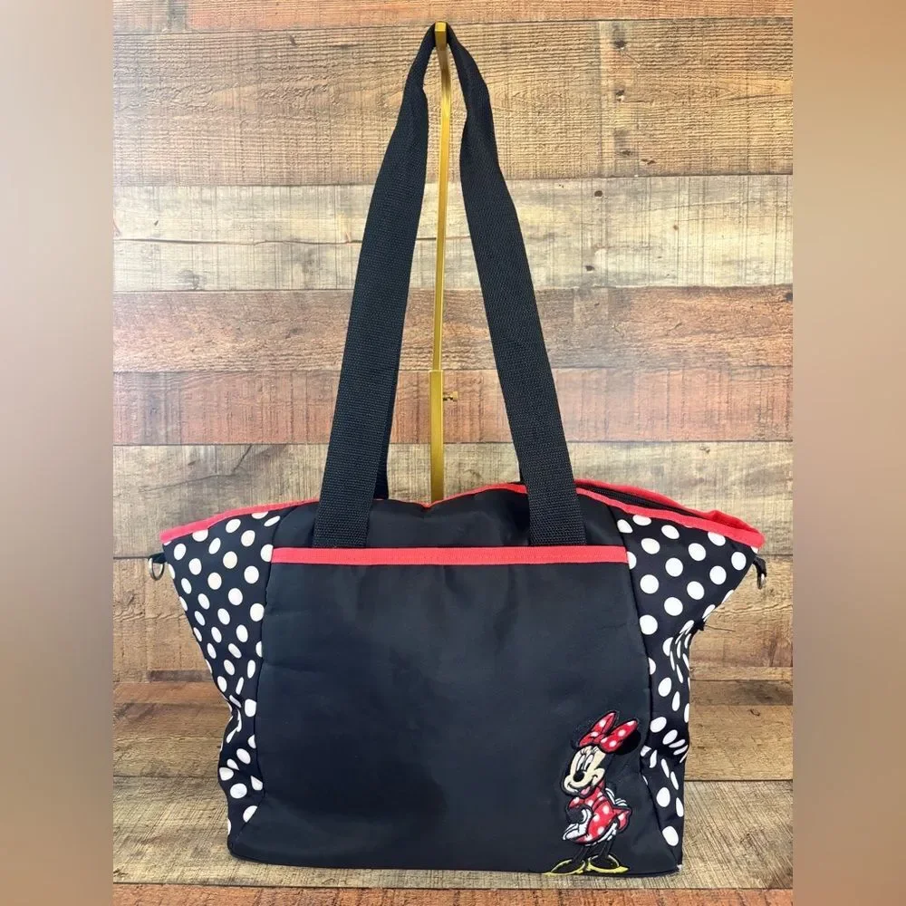 Disney Baby Mickey Mouse 3pc Diaper Bag Tote Bottle Cooler Pacifier Holder